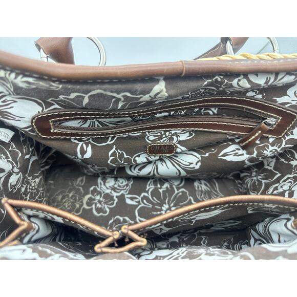 Chaps Basket weave hand bag - Picture 8 of 8